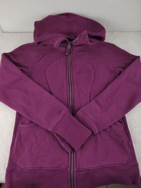 Lululemon Scuba Hoodie Full Zip Sz 4 Purple